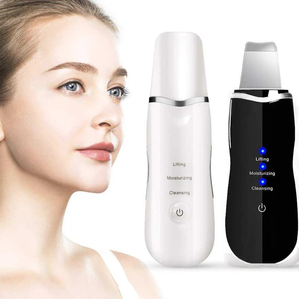 Ultrasonic Deep Face Cleaning Machine Skin Scrubber Remove