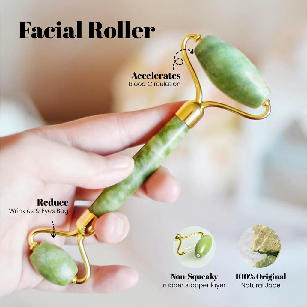 Gua Sha Facial Tools & Jade Face Roller