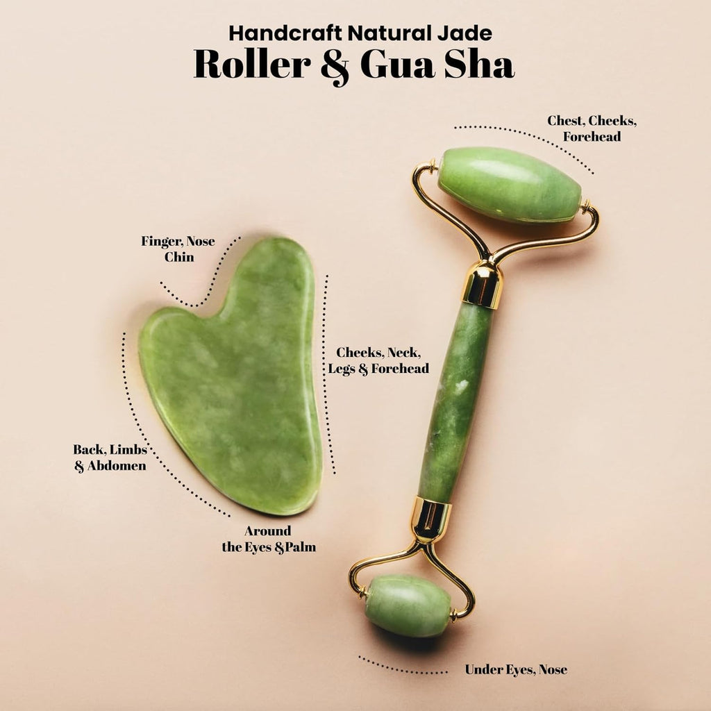Gua Sha Facial Tools & Jade Face Roller