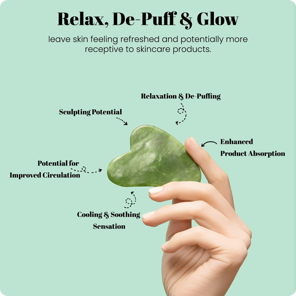 Gua Sha Facial Tools & Jade Face Roller