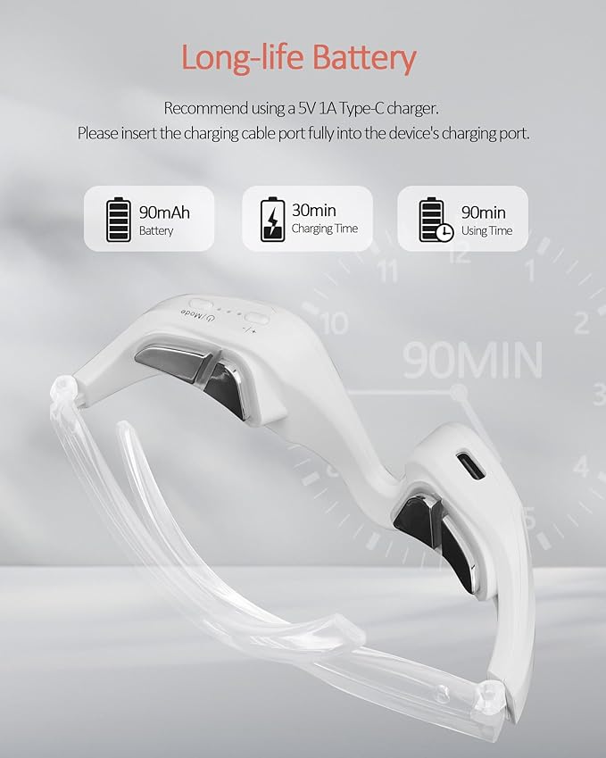 Red Eye Massager Under-Eye Glasses Massager Relieves Eye