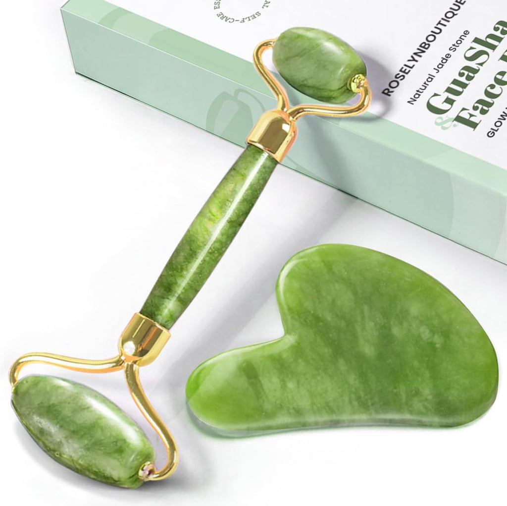 Gua Sha Facial Tools & Jade Face Roller