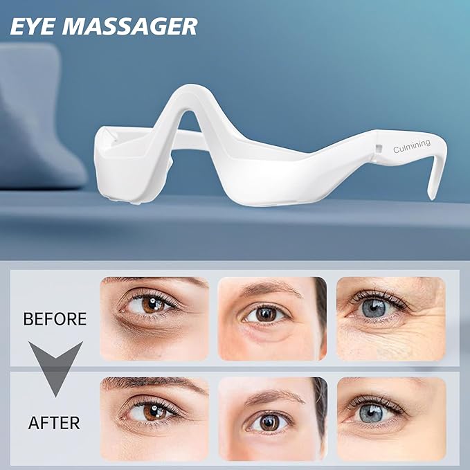 Red Eye Massager Under-Eye Glasses Massager Relieves Eye