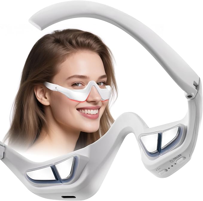 Red Eye Massager Under-Eye Glasses Massager Relieves Eye