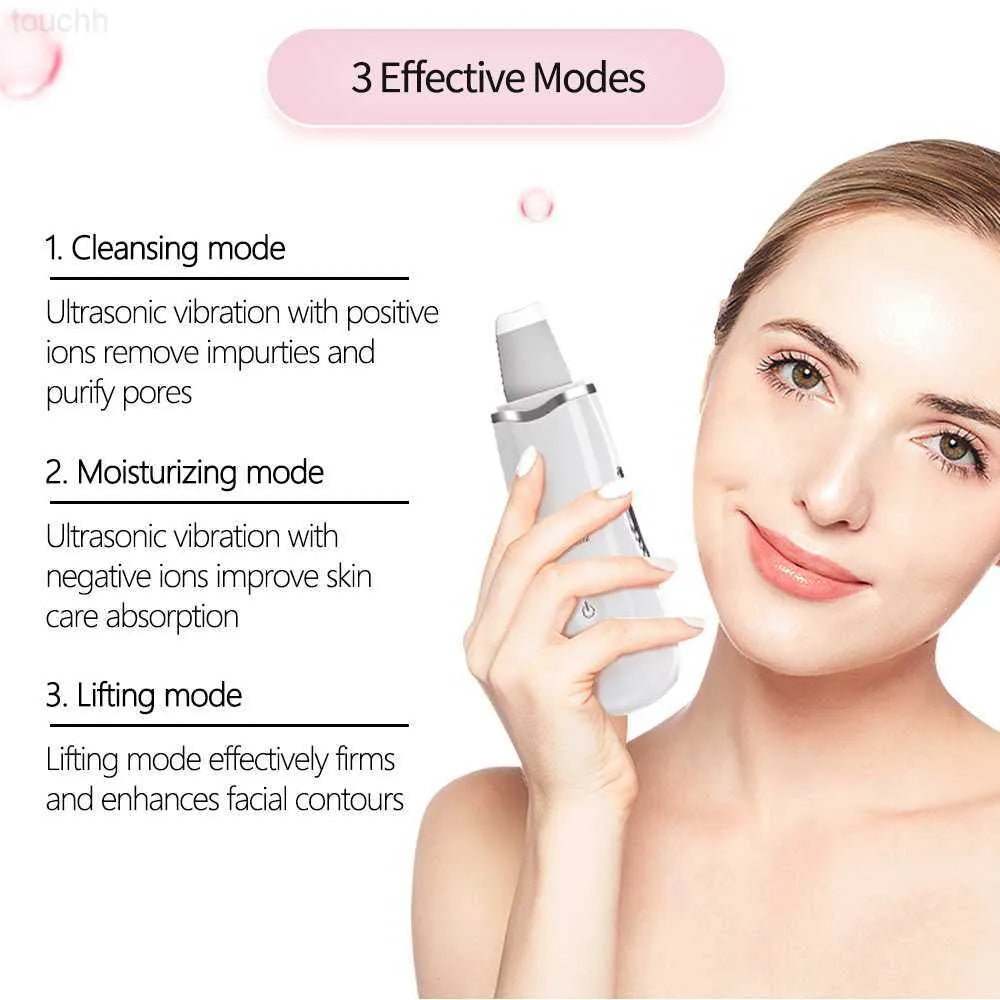 Ultrasonic Deep Face Cleaning Machine Skin Scrubber Remove