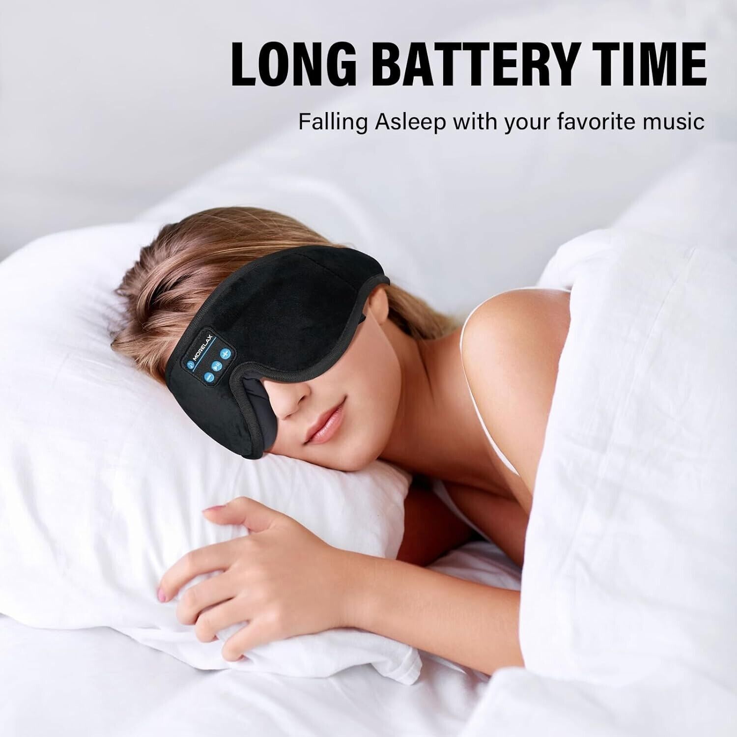 One Piece of 3D Wireless Sleep Mask Featuring