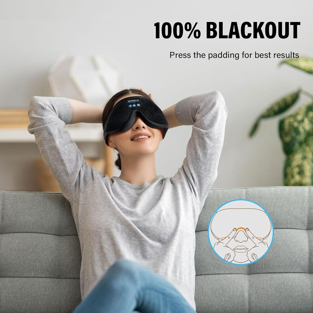 One Piece of 3D Wireless Sleep Mask Featuring